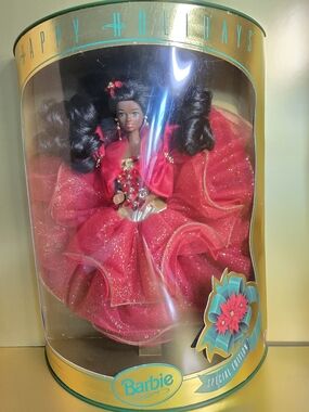 Barbie Holiday Special Edition Doll in Red Glitter Gown